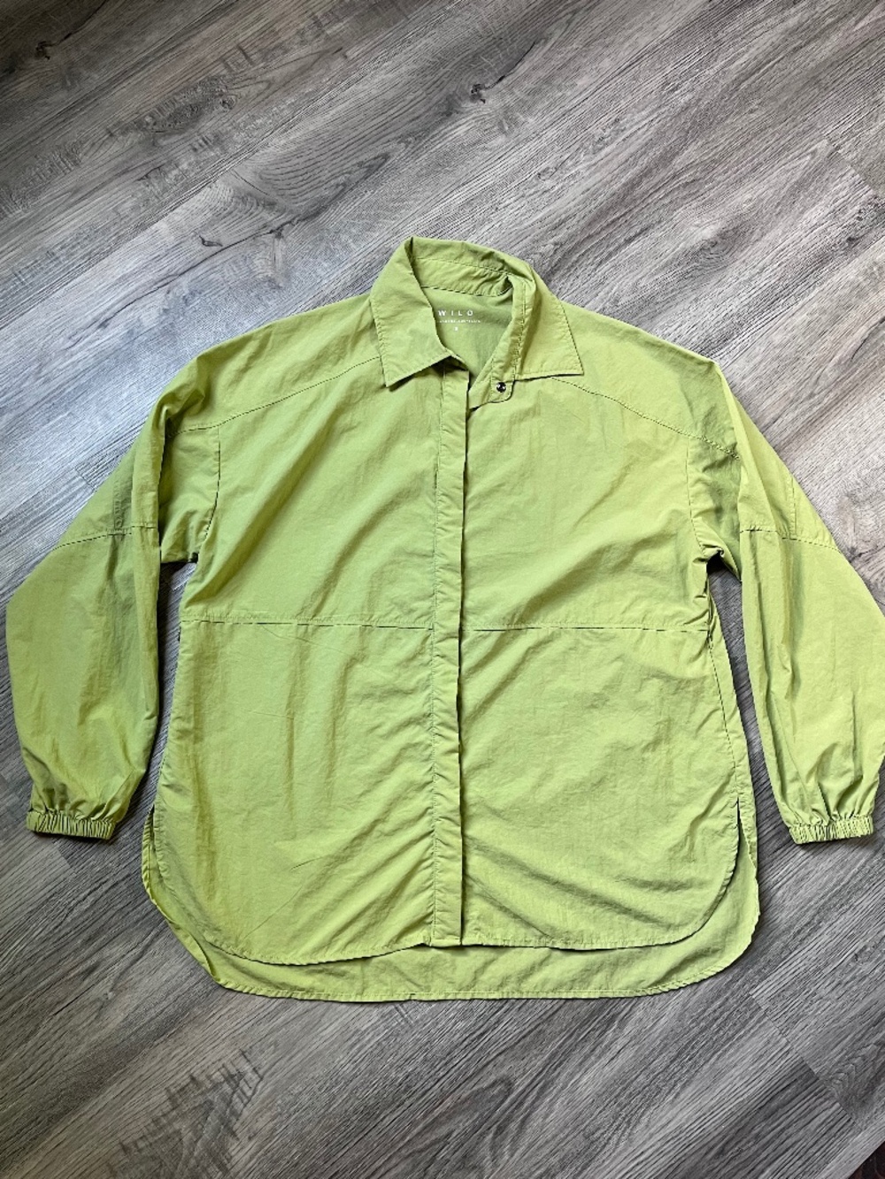 WILO Melbourne Australia Parachute Beach Workout Cover-up Shirt s Green‎ Nylon